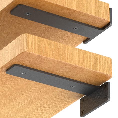 ideas for metal brackets floating shelf|heavy duty floating shelf brackets.